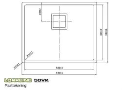 Lorreine Exclusive rozsdamentes acél mosogató 50 cm laposbeépítés, alsó beépítés és felső beépítés 1150178274