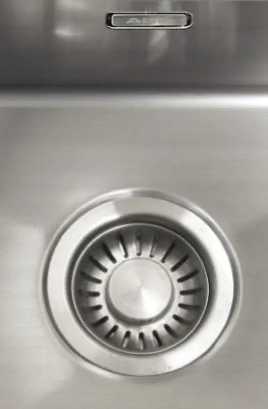 ABK Bingara négyzet alakú rozsdamentes acél mosogató 46x46cm süllyesztett beépítés, aláépítés és ráépítés BIN46FVI