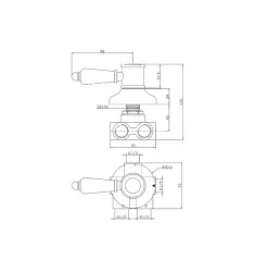 Huber Victorian 3-utas Váltó Arany VT0002702G