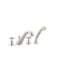 Cisal Arcana Kerámia 4-lyukas Fürdőcsaptelep peremszerelés 3/4" Bronz AC00026427