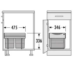 Hailo Tandem RB Szemetes 1153449152