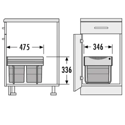 Hailo Tandem RB Szemetes 1153449152