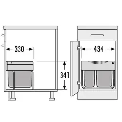 Hailo Tandem S 2 Szemetes 1153449212