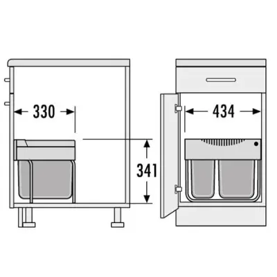 Hailo Tandem S 2 Szemetes 1153449212