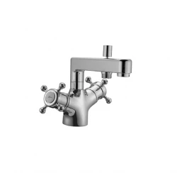 Huber Victorian Thermosztatikus Kádcsaptelep Fürdőkádperemre szerelhető Bronz VTT6201027