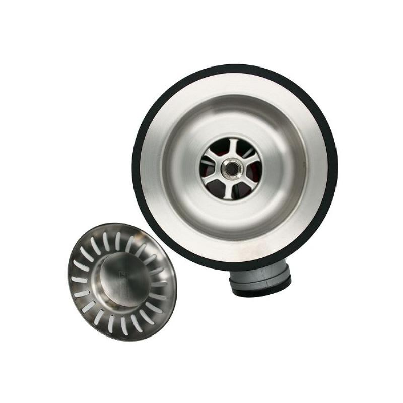 Franke lefolyószerelvény dugóval mosogatótálhoz túlfolyó csatlakozással 1120049409