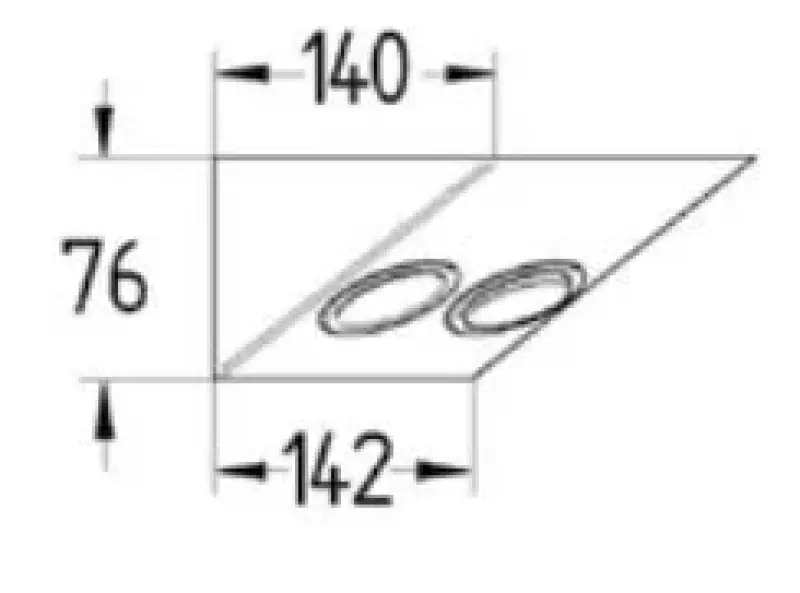 Indux RVS konyhai aljzat Energia blokk egyszerű kapcsolóval, konyhaszekrény alá helyezhető, RVS 1156280162
