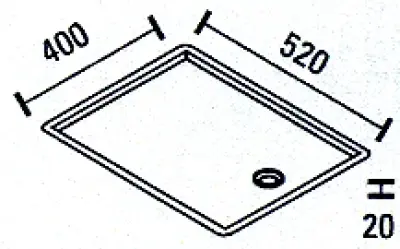 ABK Baronga mosogató csepegtetőfelület rozsdamentes acél 52x40cm síkbeépítés BAR52FVI