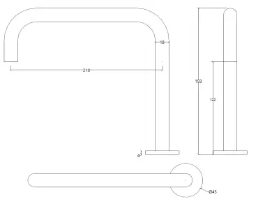 Waterevolution Flow 2-lyukú mosdócsaptelep króm T112H01