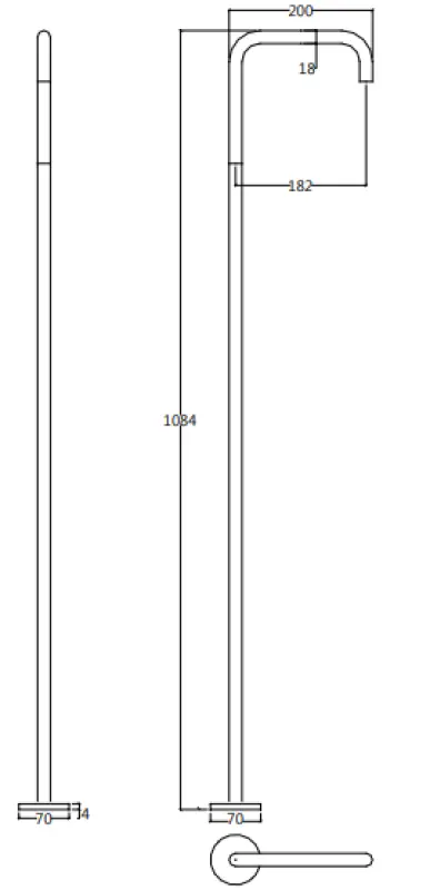 Waterevolution Flow vrijstaande wastafelkraan met ingebouwde mengkraan chroom 1207925192