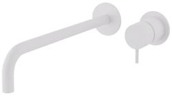 Waterevolution Flow beépíthető mosdócsaptelep matt fehér, 25 cm-es kifolyóval T116BBR-25