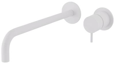 Waterevolution Flow beépíthető mosdócsaptelep matt fehér, 25 cm-es kifolyóval T116BBR-25