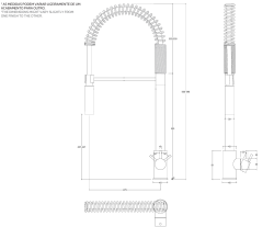 Waterevolution Flow semi-professionele keukenmengkraan mat wit met kolom en veer T157BR: Waterevolution Flow félig professzionális konyhai csaptelep matt fehér oszloppal és rugóval T157BR