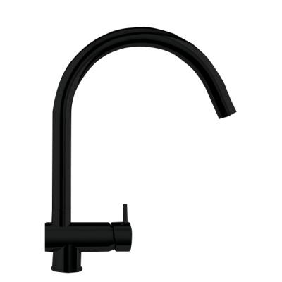 Waterevolution Flow keukenkraan mat zwart met uittrekbare uitloop T155PR