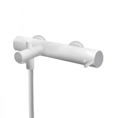 Waterevolution Flow fürdőtermostat kézi zuhanykészlettel matt fehér T130TBR