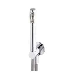 Waterevolution Flow voorzet badkraan compleet met muuraansluiting chroom T162101