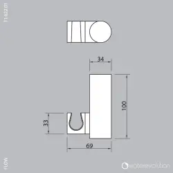 Waterevolution Flow fürdőszobai készlet matt fehér T1622BR