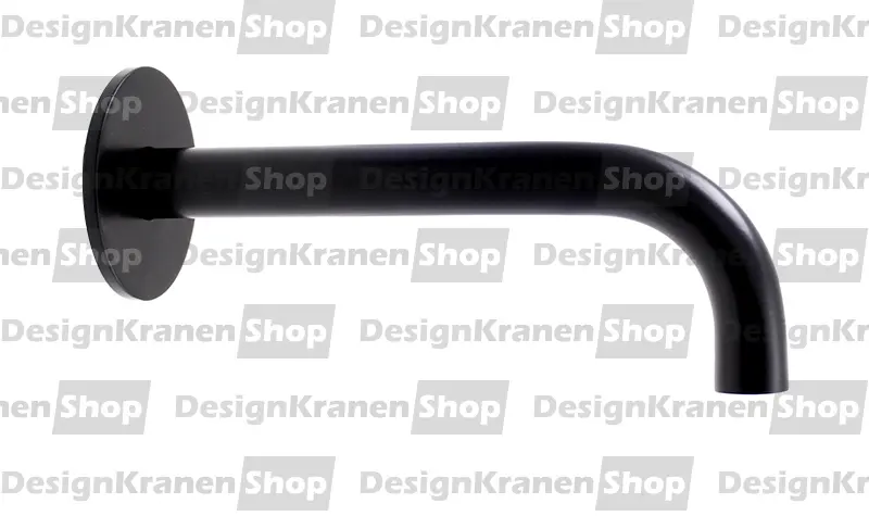 Waterevolution Flow baduitloop matzwart 15 cm T167115PR