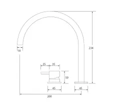 Waterevolution Flow 2-lyukú mosdócsaptelep króm T112U01