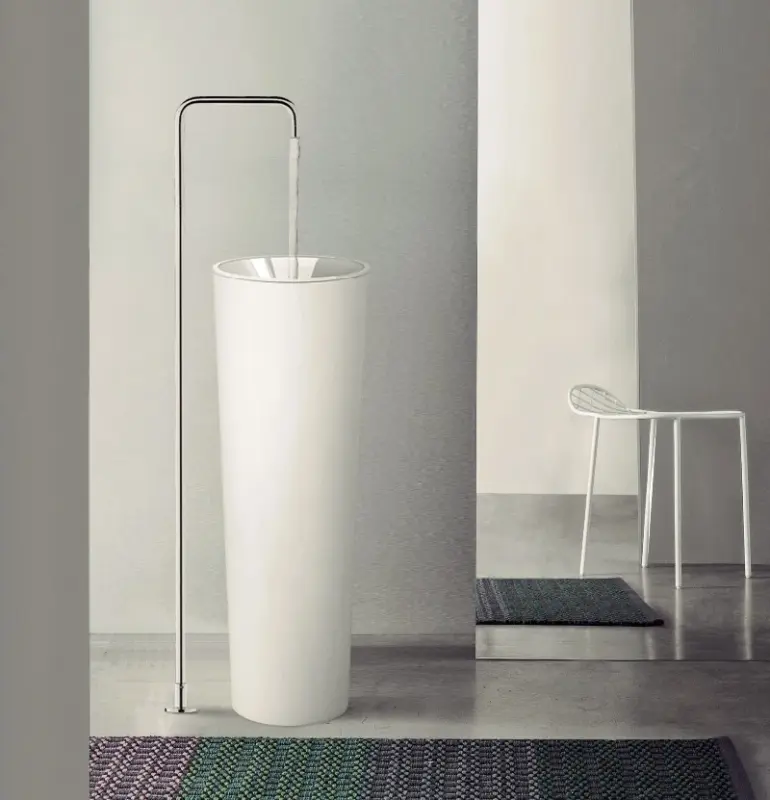 Waterevolution Flow szabadon álló mosdócsaptelep kifolyó króm T1.676.01