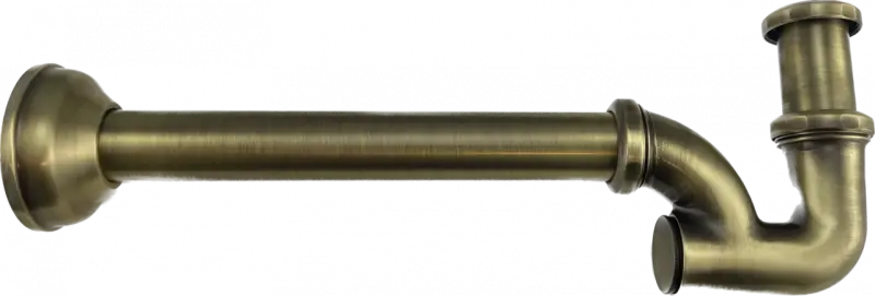 PB Unix klasszikus mosdókagyló szifon, fém bronz 1208676672