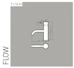 Waterevolution Flow fonteinkraan mat wit T1101ABR