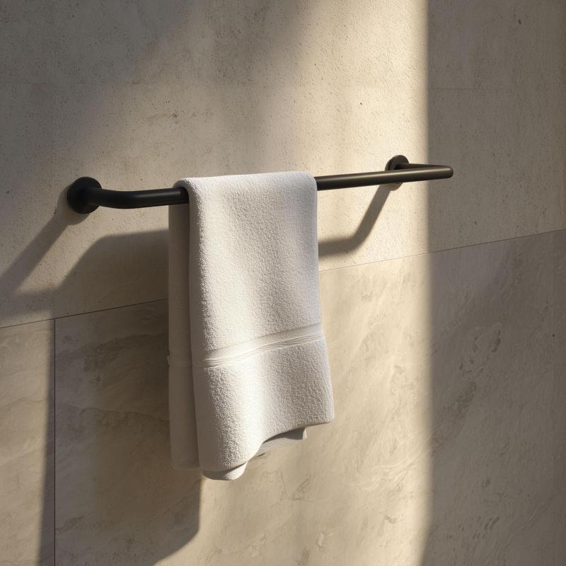 Waterevolution flow törölközőtartó 35cm matt fekete A111PR