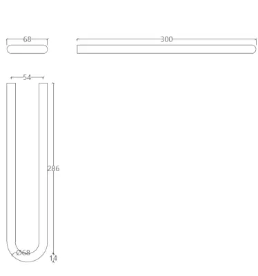 Waterevolution flow handdoekhouder chroom A11501