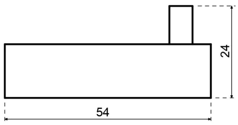 Waterevolution Flow handdoekhaak mat zwart A150PR