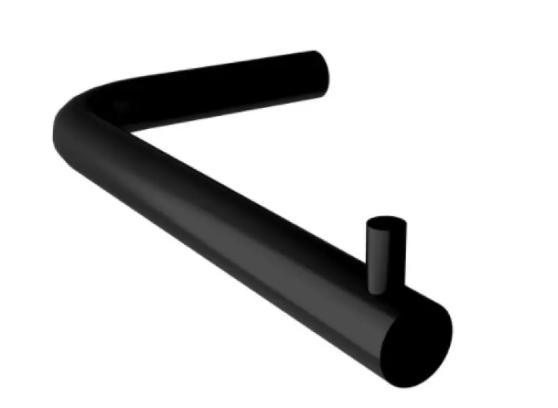 Waterevolution Flow WC-rolhouder zonder klep matzwart A130PR