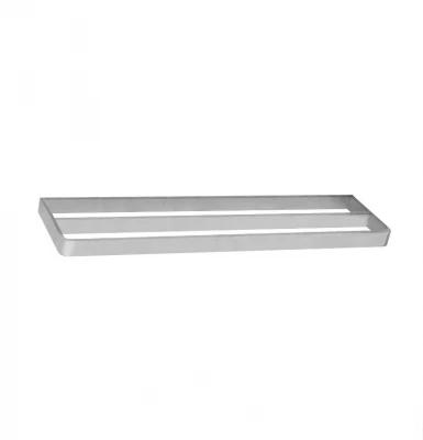 Waterevolution Deep dubbele handdoekhouder 60 cm rozsdamentes acél A212DIE