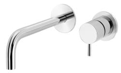 Waterevolution Flow beépíthető mosdócsaptelep króm kifolyó 15 cm T116B01-15