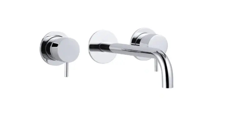 Waterevolution Flow 3 lyukas beépíthető mosdócsaptelep króm, 15 cm-es kifolyóval T1163F01-15