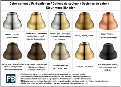 PB klasszikus csaptelep mosdócsaptelep Fehér fogantyúk kifolyó 18,5 cm Bronz 1208854302