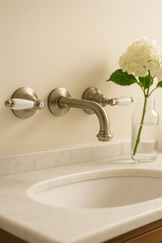 PB klassieke kraan inbouw muurkraan met witte hendels 16 cm uitloop RVS 1208854342

PB klasszikus csaptelep beépített fali csaptelep fehér fogantyúkkal, 16 cm-es kifolyóval, rozsdamentes acél