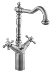 PB klasszikus megemelt mosdócsaptelep csillagfogantyúkkal 18 cm-es kifolyó Bronz 1208854992