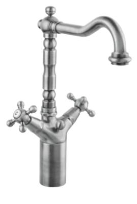 PB klasszikus megemelt mosdócsaptelep csillagfogantyúkkal 18 cm-es kifolyó Bronz 1208854992