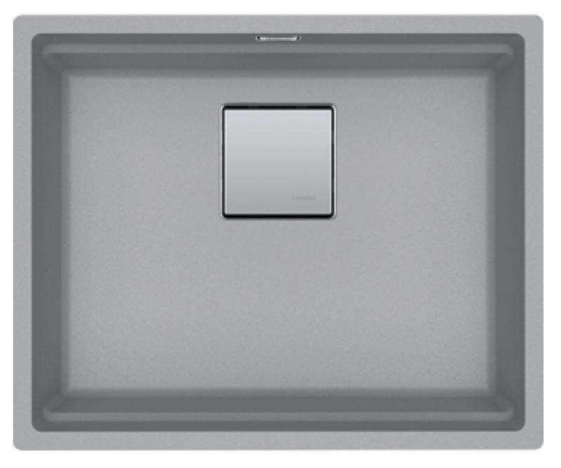 Franke Kubus KNG 110.52 mosogató 52x42 szürke gránit beépíthető 125.0512.507