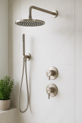 Waterevolution Flow inbouw doucheset met thermostaat regendouche en handdouche massief RVS 1208889792

Waterevolution Flow beépíthető zuhanykészlet termosztátos esőzuhannyal és kézi zuhannyal