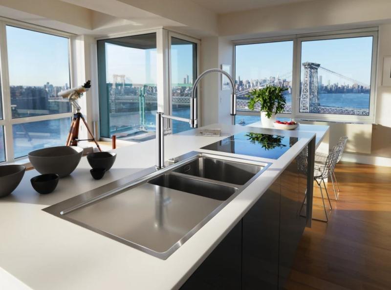 Franke Pescara Semi Pro 360 Konyhai csaptelep rugalmas kifolyóval króm 115.0393.976