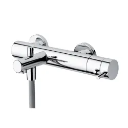 Waterevolution Flow badthermostaat met handdoucheset roestvrij staal 1208890162 T130TIE