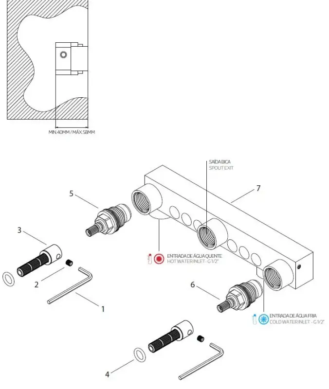 Waterevolution Cruz 3-Gats inbouw wastafelkraan mat zwart 19cm uitloop 1208916572

Waterrevolúció Cruz 3-lyukú beépíthető mosdócsaptelep matt fekete 19 cm kifolyó 1208916572