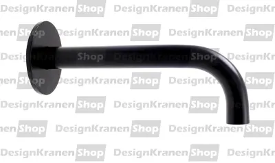 Waterevolution Flow dikke uitloop mat zwart 19 cm T167119PR