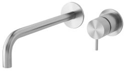 Waterevolution Flow beépíthető mosdócsaptelep rozsdamentes acél, hossza 21 cm T116BIEV2
