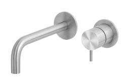 Waterevolution Flow beépíthető mosdócsaptelep, teljes egészében rozsdamentes acélból T116BIEV2, 15 cm-es kifolyóval