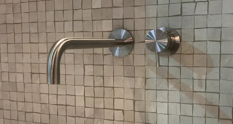 Waterevolution Flow beépíthető mosdócsaptelep, teljes egészében rozsdamentes acélból T116BIEV2, 15 cm-es kifolyóval