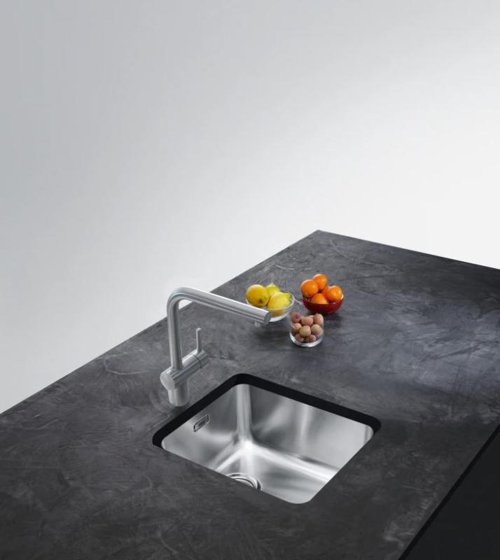 Franke masszív rozsdamentes acél konyhai csaptelep Atlas Neo forgatható kifolyó 115.0521.435