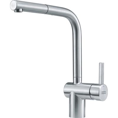 Franke rozsdamentes acél, csiszolt konyhai csaptelep, kihúzható Atlas Neo kifolyócső inox 115.0521.438