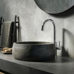 Waterevolution Flow washbasin tap high model chrome T1121F01