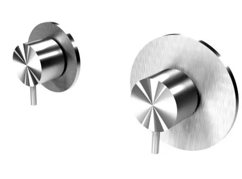 Waterevolution Flow beépíthető zuhanytermosztát 1 elzárócsappal, teljes egészében rozsdamentes acélból 1208920974